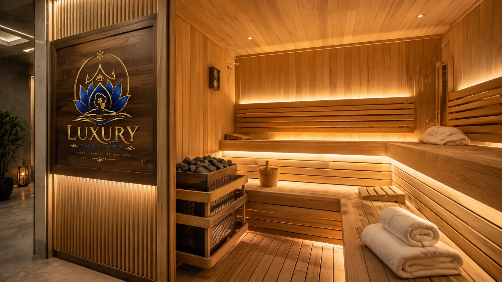 Luxury Thai Spa Sauna Room