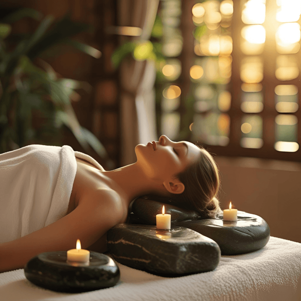 Hot stone massage