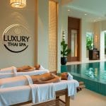 name Luxury Thai Spa logo Luxury Thai Spa spa massage center beauty room bead very beauty full suiming pool a working girl only one 1 bead 10