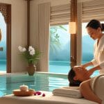 name Luxury Thai Spa logo Luxury Thai Spa spa massage center beauty room bead very beauty full suiming pool a working girl only one 1 bead 11